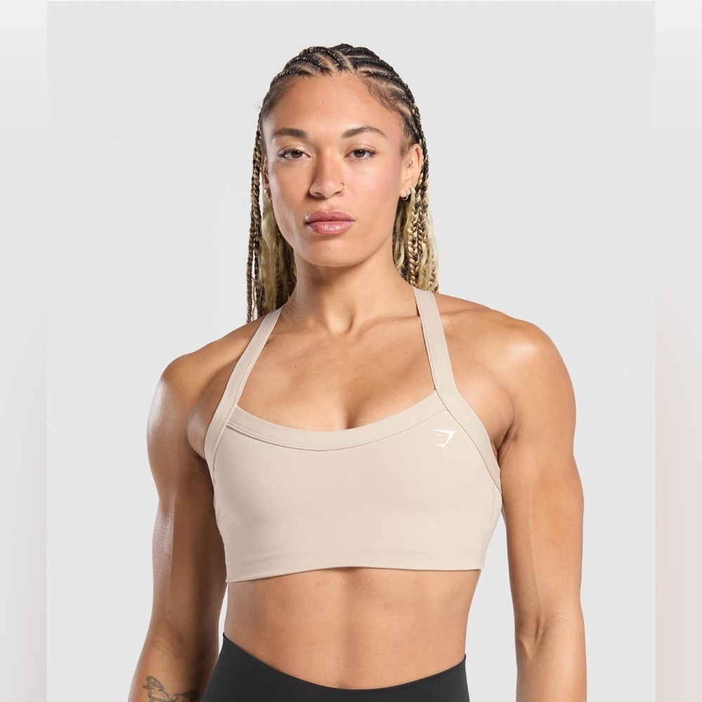 Gymshark Beige Sports Bra